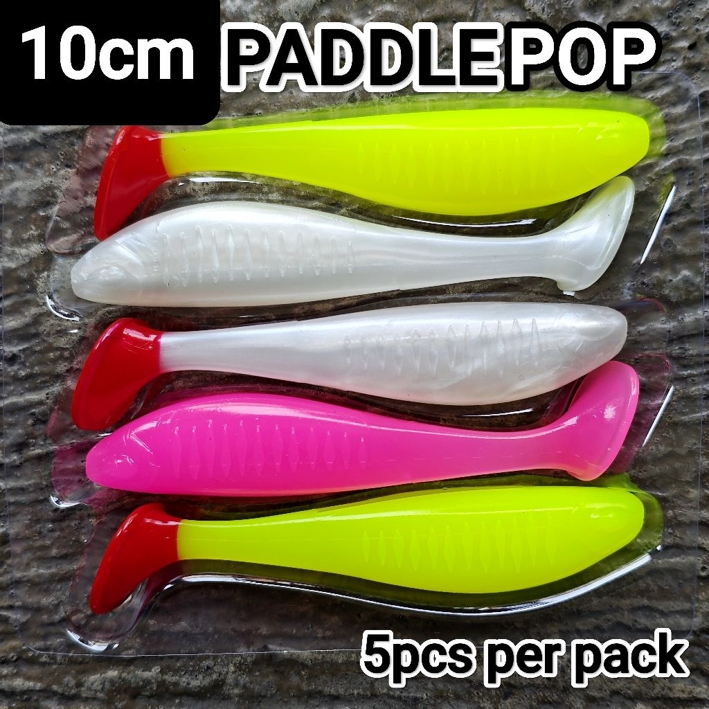 SOFTLURE PADDLE POP 10ซม. บรรจุ 5 ชิ้น