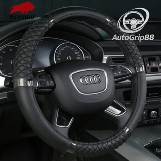 AutoGrip88 Sarung Setir Mobil bahan kulit Asli