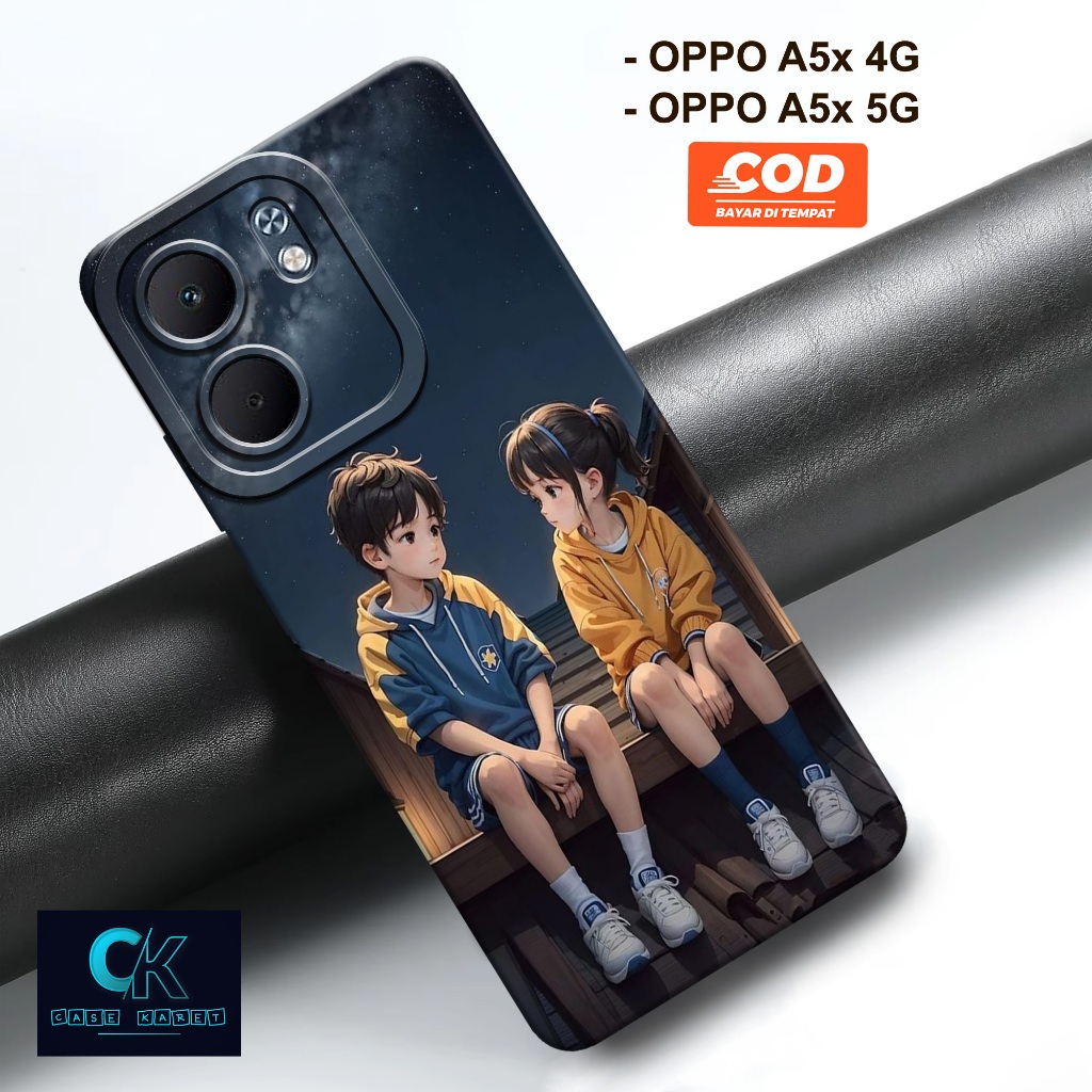 HP เคส OPPO A5x 4G / A5x 5G ล่าสุด - เคสแฟชั่นคู่รัก - เคสยาง - เคส OPPO A5x 4G / A5x 5G - เคสโทรศัพ