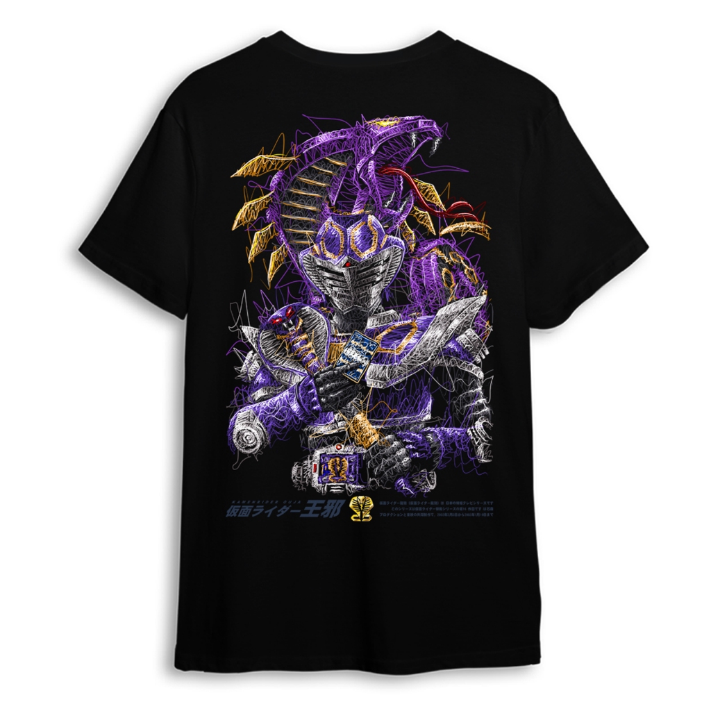 เสื้อยืดพิมพ์ลาย Kamen Rider Ouja Scribble Cool