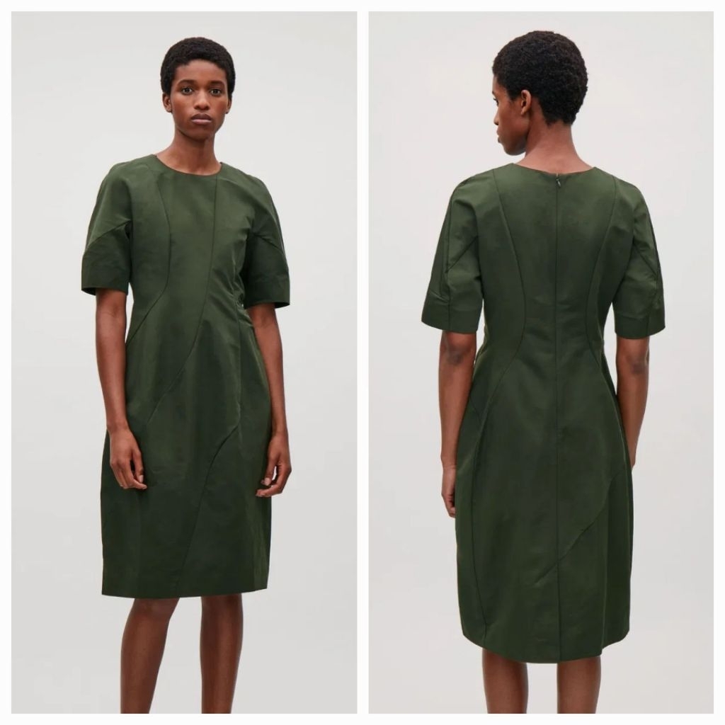 COS ชุดเดรสแขนสั้น preloved