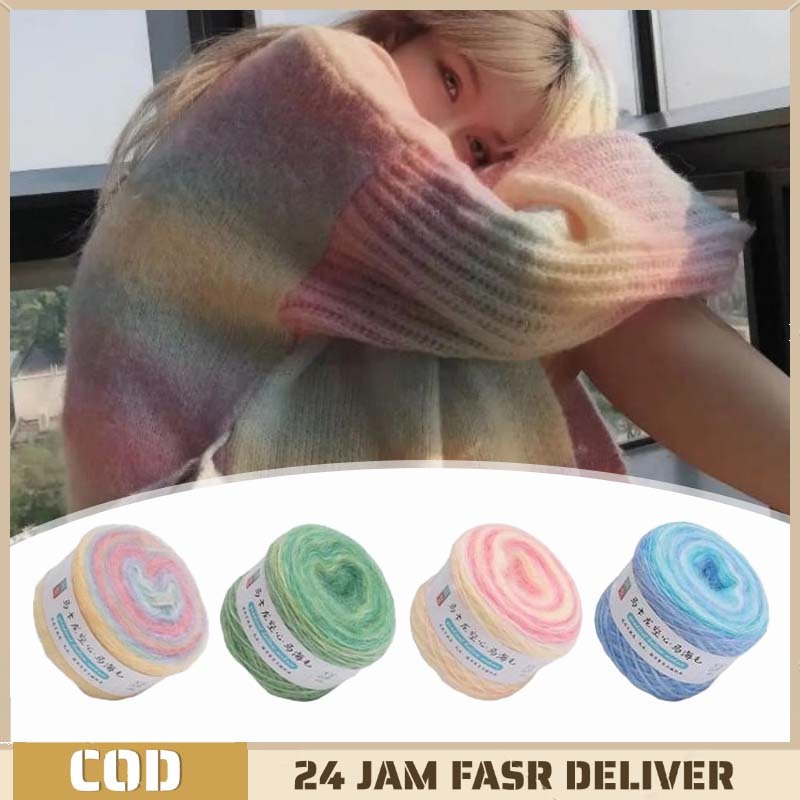 Mohair Yarn Mohair Yarn Mix Dual Function Mohair Yarn Poly Geb เส้นด้ายถัก