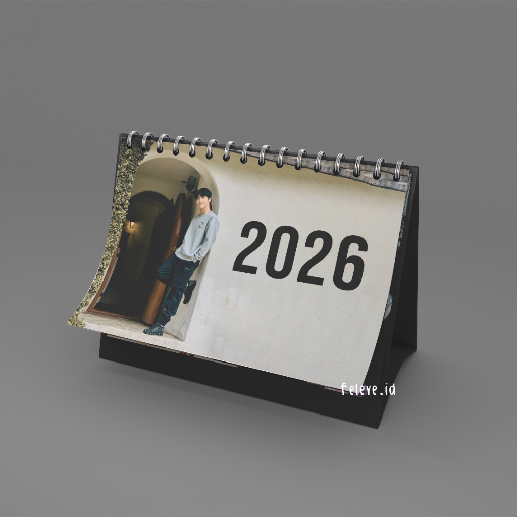 CUSTOM 2026 K-ACTOR DESK CALENDAR / CALENDAR • KOREAN ACTOR KIM SEON HO LEE MIN HO DONG WOOK EUNWOO 