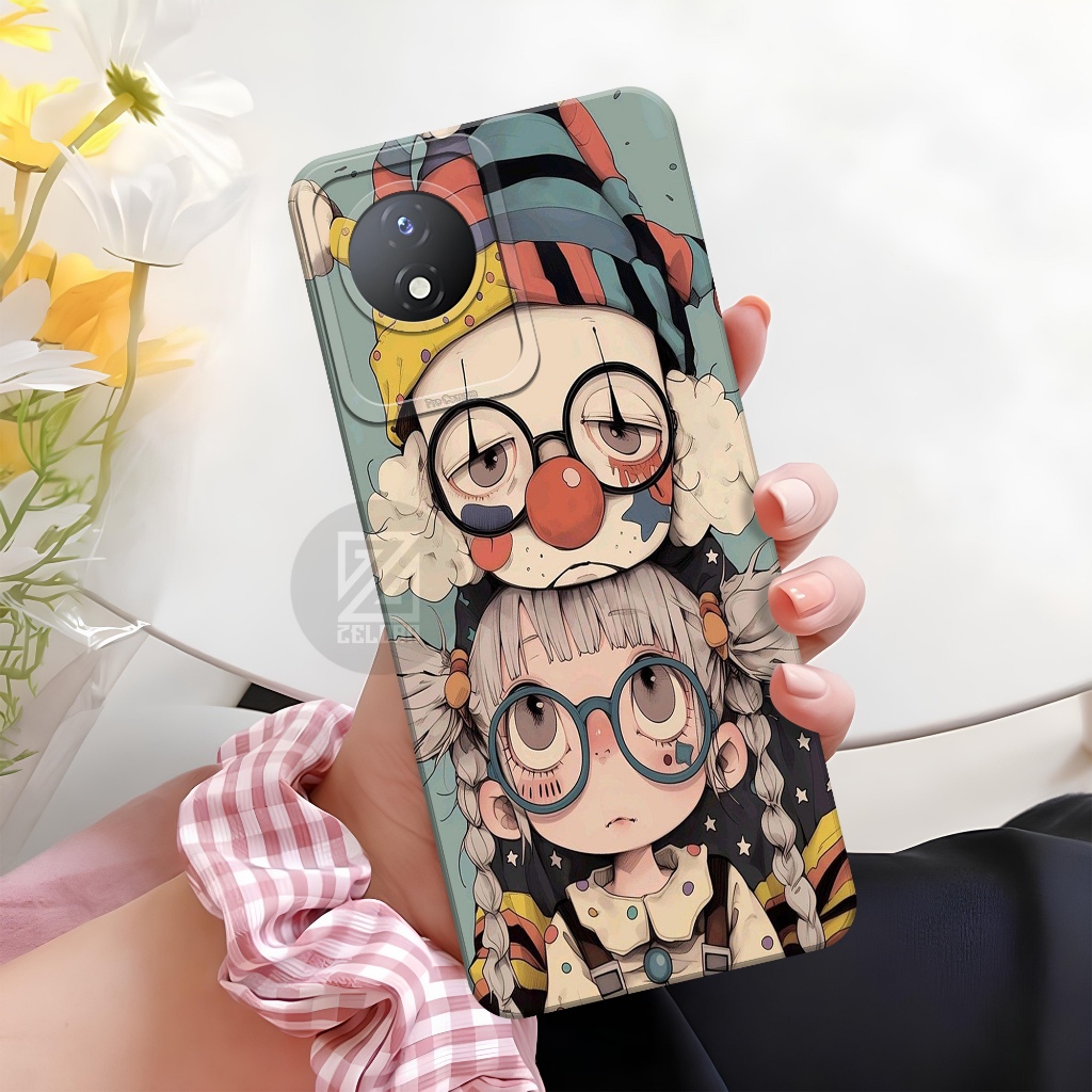 ล่าสุด VIVO Y02/Y02T กรณี Zelora แฟชั่นกรณีการ์ตูน Softcase VIVO VIVO Y02/Y02T 2023 Pro กล้องปลอก VI