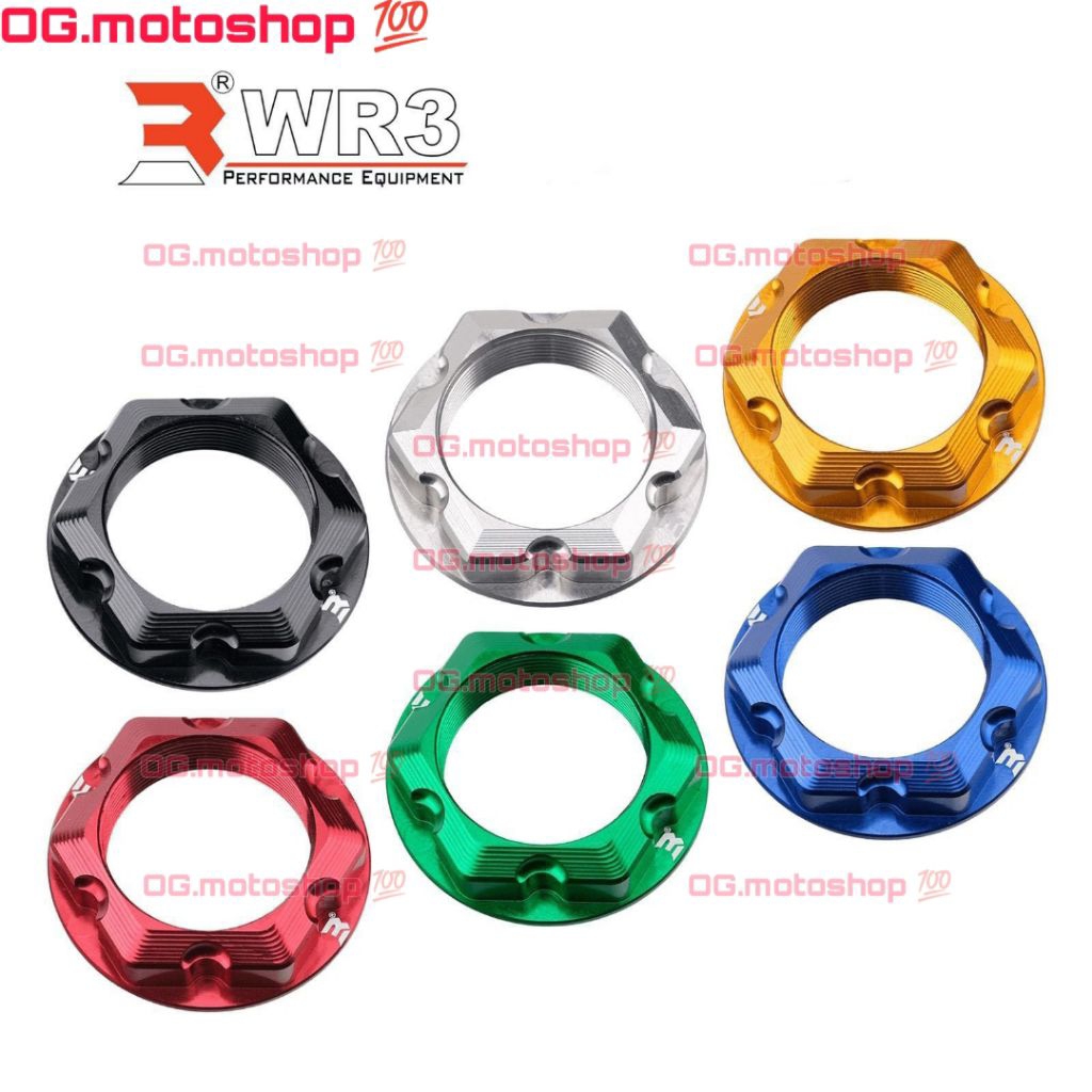 น็อตพวงมาลัยสามเหลี่ยม ZX25 ZX25R ZX6 ZX10 GSX R6 R1 S1000 WR3