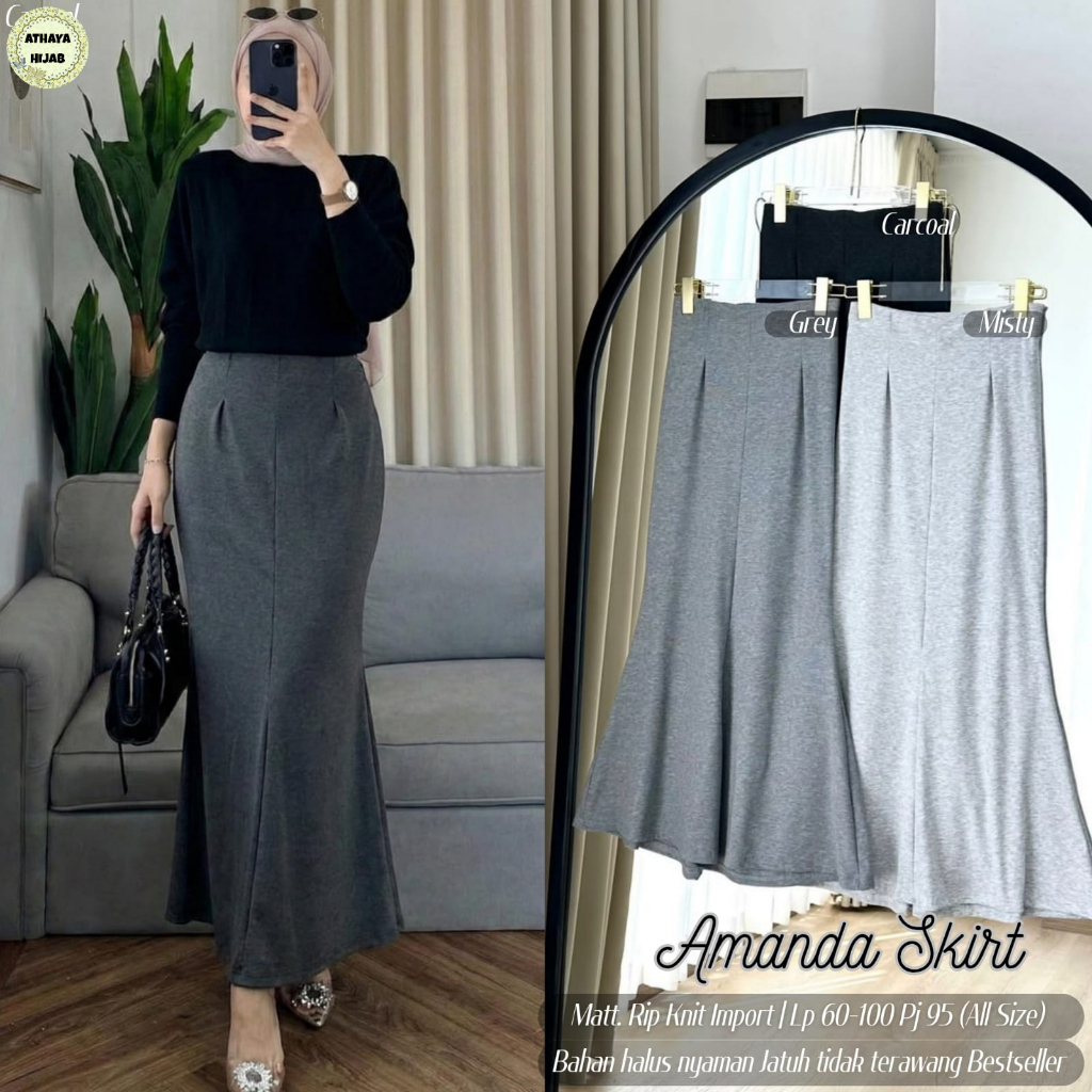 เสื้อผ้าผู้หญิง HQ AMANDA SKIRT จาก AtHAYA FASHION STORE