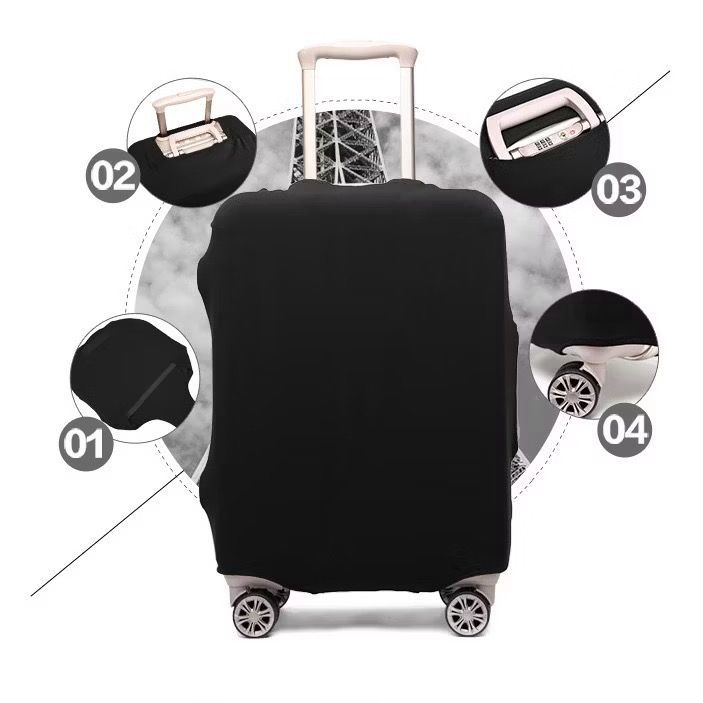 LUGGAGE COVER ELASTIC FABRIC SUITABLE Cabin ขนาด LUGGAGE COVER ผ้าหนาแข็งแรง