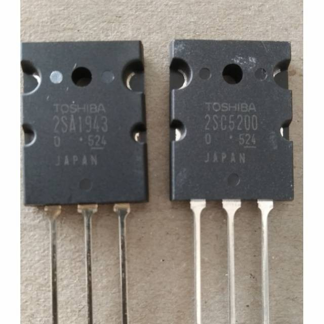 TOSHIBA TRANSISTOR A 1943 - C 5200 Lot 524 คู่
