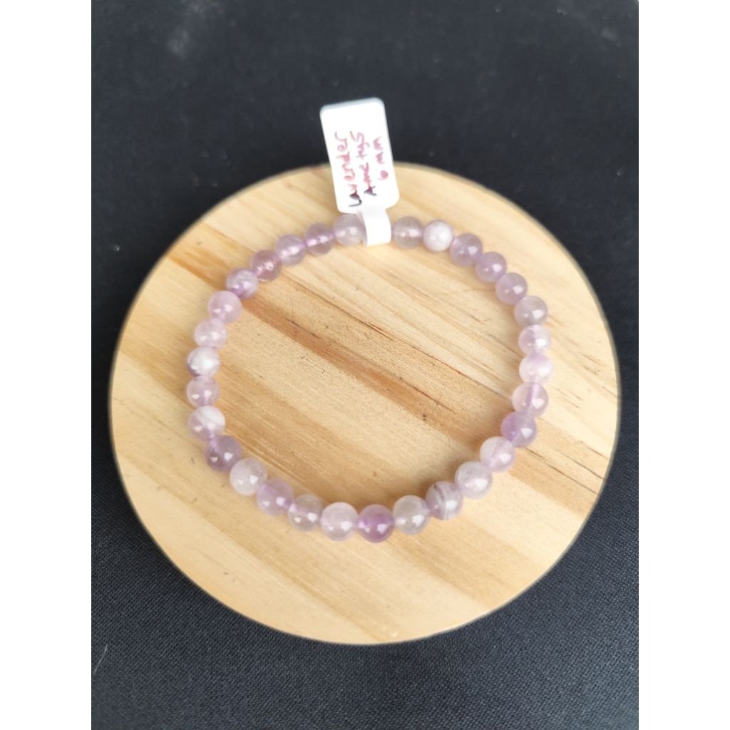 สร้อยข้อมือ Kyowa Amethyst Lavender 6 mm