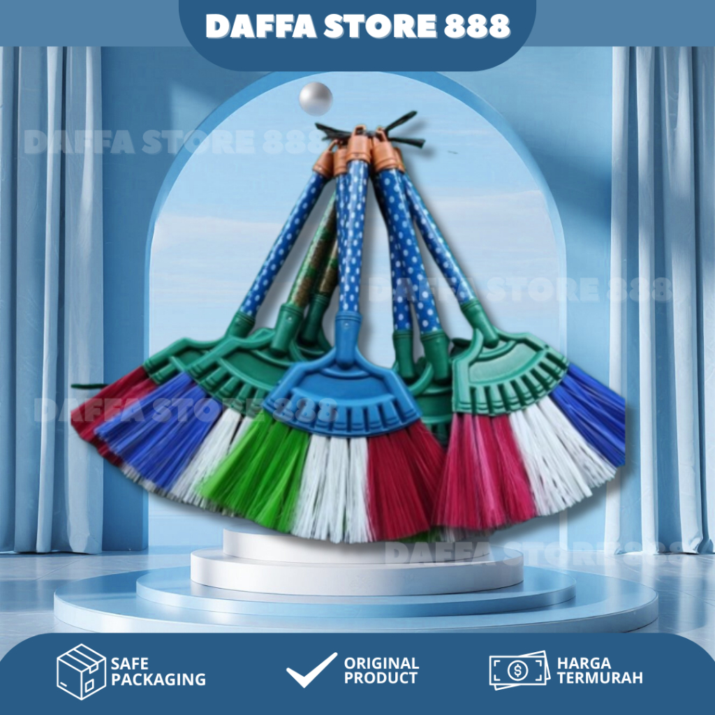 MINI BROOM FOR CARS MADE OF NYLON STRING / MINI NYLON STRING FLOOR / MINI STRING BROOM / 9-FINGER NY