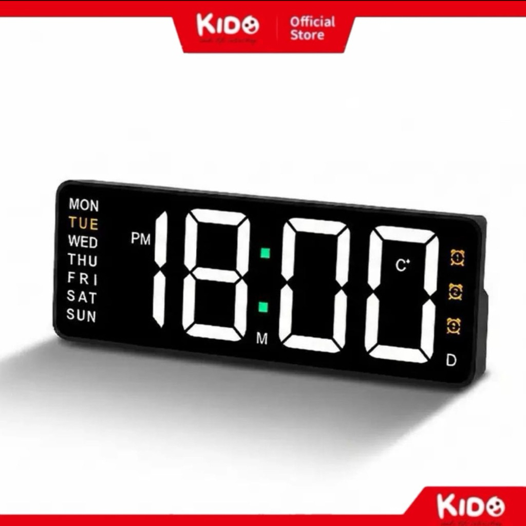 LAYAR KIDO MINI LED นาฬิกาดิจิตอล CY801 สมาร์ทนาฬิกาปลุกนาฬิกาปลุกจับเวลานับถอยหลังอุณหภูมิปฏิทินจอแ