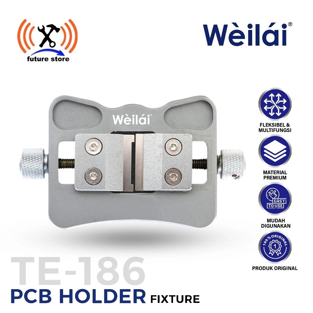 WEILAI TE-186 IC GLUE REMOVE FIXTURE PCB HOLDER MAGNET UNIVERSAL ORIGINAL - MINI CLAMP PCB HOLDER MO