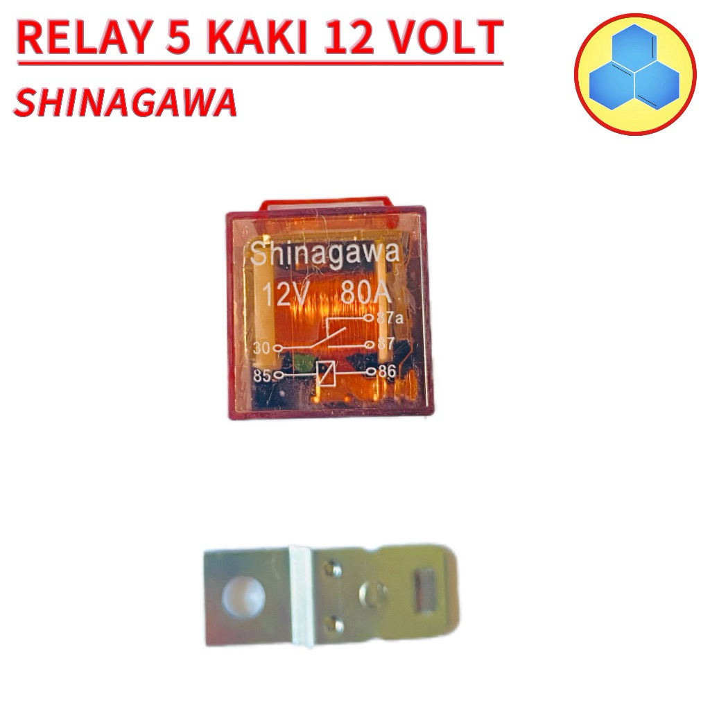 5-Prong 12 VOLT SHINAWA RELAY