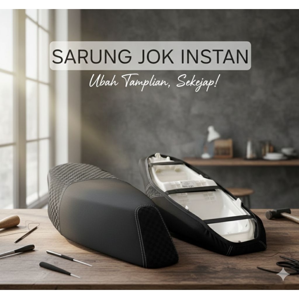 INSTANT รถจักรยานยนต์ที่นั่งฝาครอบ 3 STITCHING COMBINATION คาร์บอน CHESS V2 V3 UNIVERSAL EXACTLY สํา