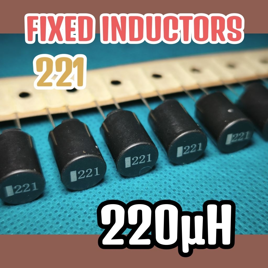 แก้ไขตัวเหนี่ยวนําขดลวดขดลวดเหนี่ยวนํา 220uH 221 220 uH