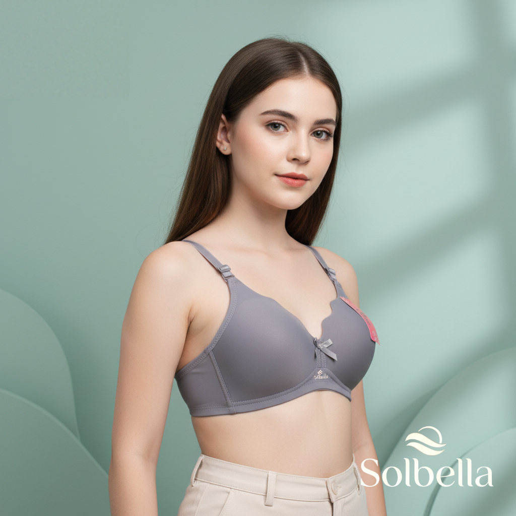 Solbella - Polini Bra SPECIAL สําหรับ TEENS Small Cup Push Up Wire Free Smooth (BR-369/639-PLN)