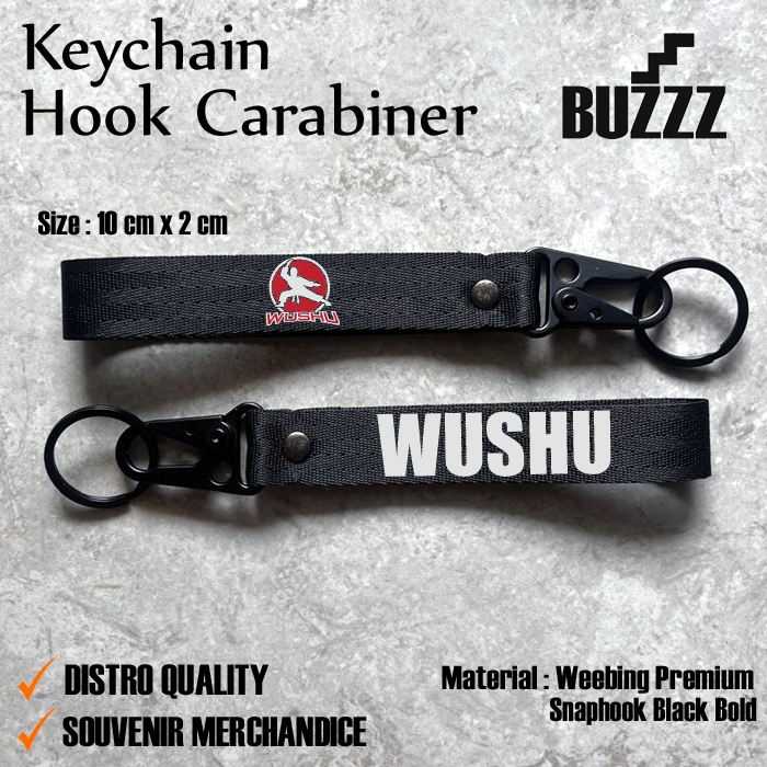 GANTUNGAN WUSHU KEYCHAIN - WUSH SELF-DEFENSE KEYCHAIN - WUSHU CARABION - พวงกุญแจ