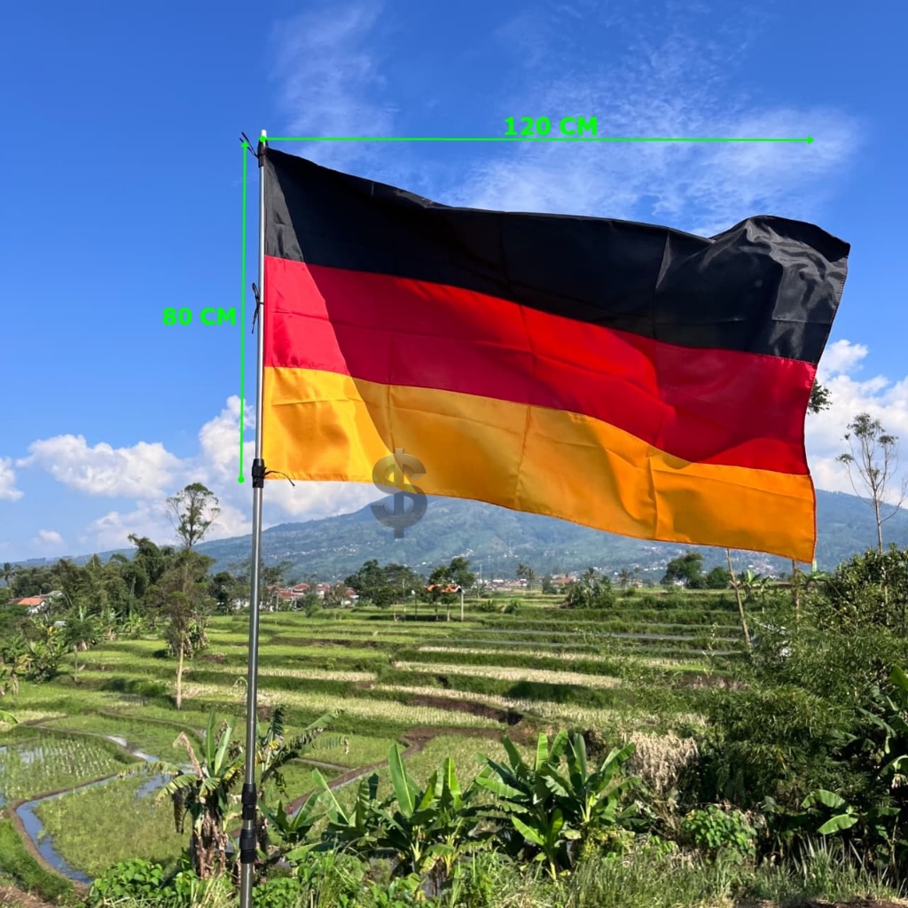 GERMANY FLAG 120 CM x 80 CM