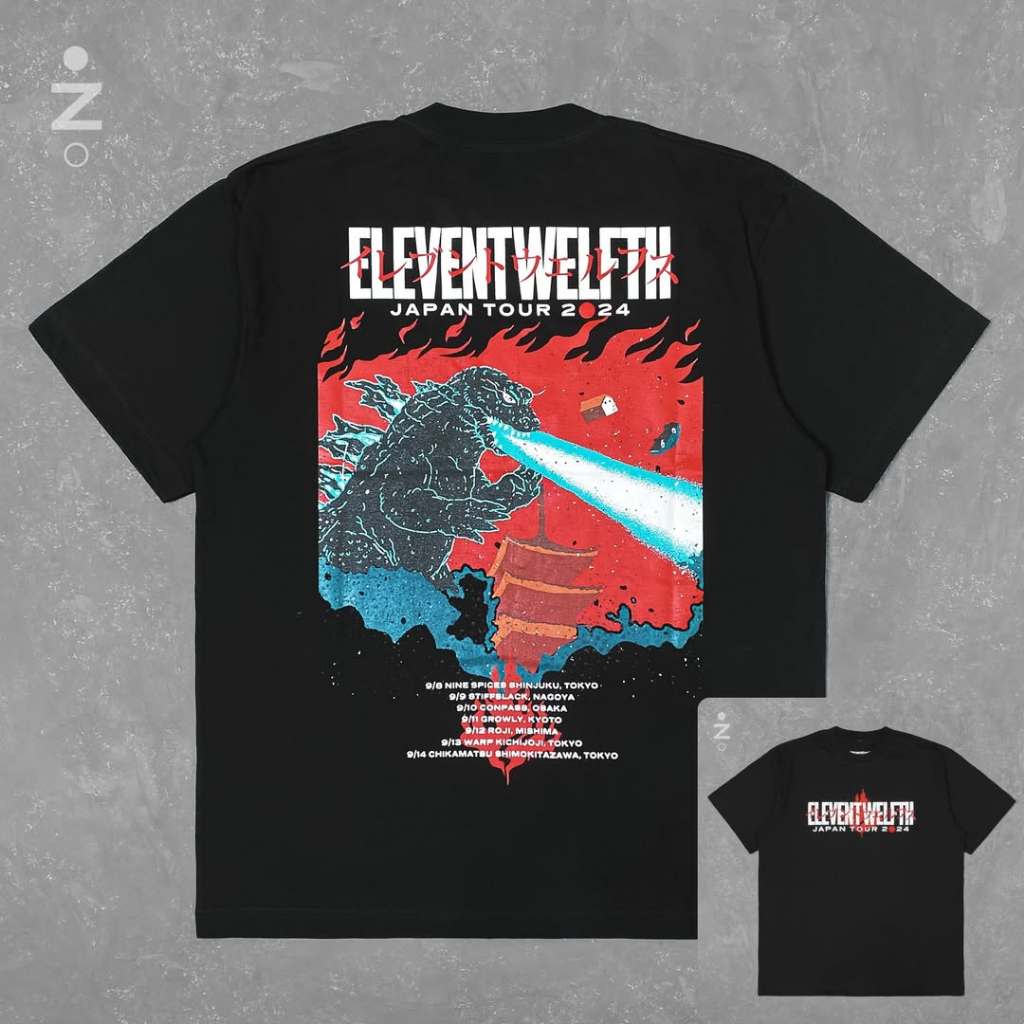 UNIVERSE - เสื้อยืดวง Elevenwelfth Japan Tour - เสื้อยืดวง - เสื้อยืด Indo Band - เสื้อยืด Distro - 