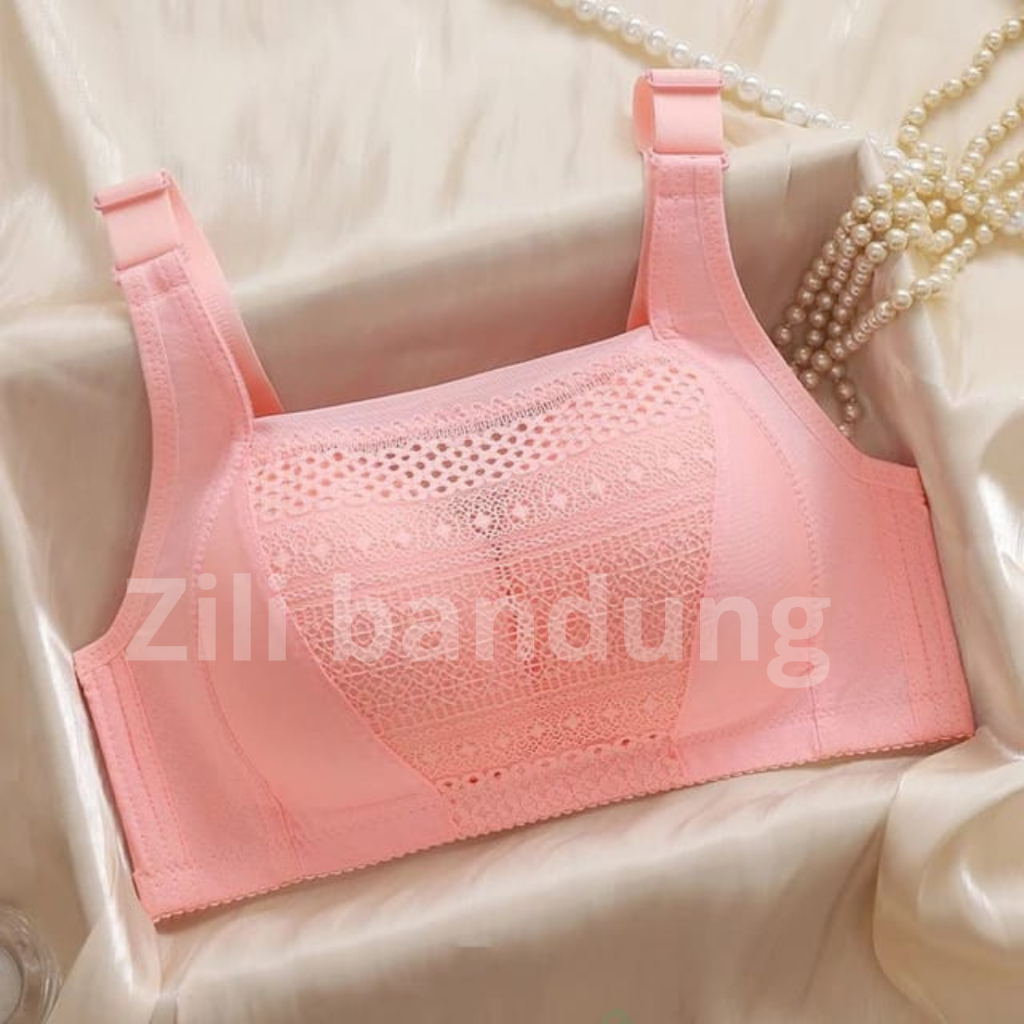 ลูกไม้สวยงาม Tube Top Bra Cup C Size 36 - 46 Hook 4