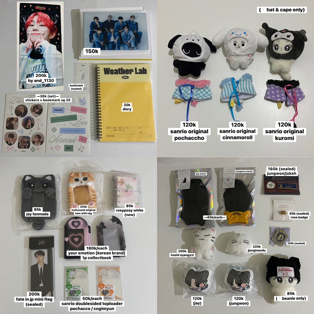 Clearance ehypen ตุ๊กตา jugwon heesung jay jake sunghoon ni-ki jongseong enniv กรอบรูป bad bad badge