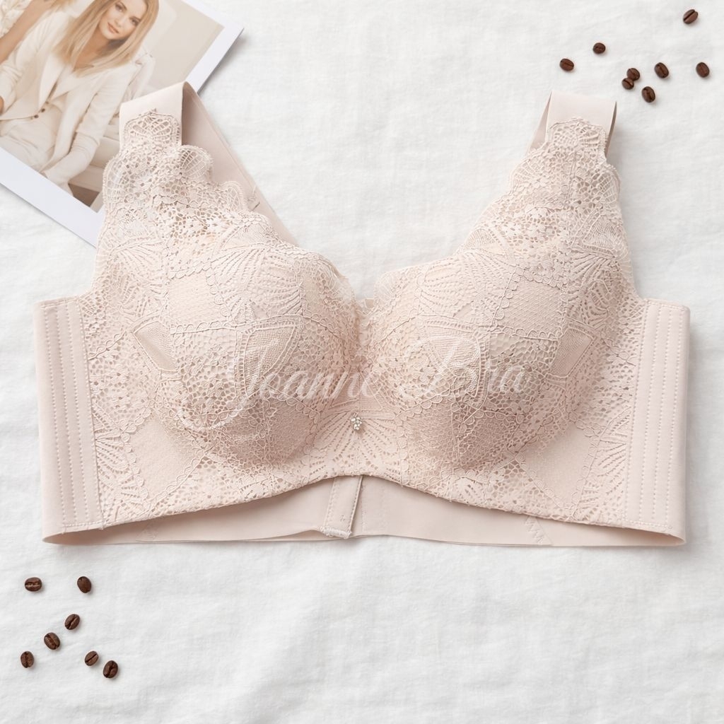 เอเลน่า พิเศษ Rare Series โฟมบางไม่มีลวด E 8071 - 34B - 40B - Bra BH Cup B Medium Cup Medium Hook 4 