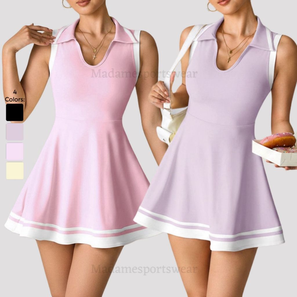 MSW – Lennon Dress - PADEL TENNIS Outfit DRESS (รวมด้านในสั้น) กีฬากอล์ฟผู้หญิง