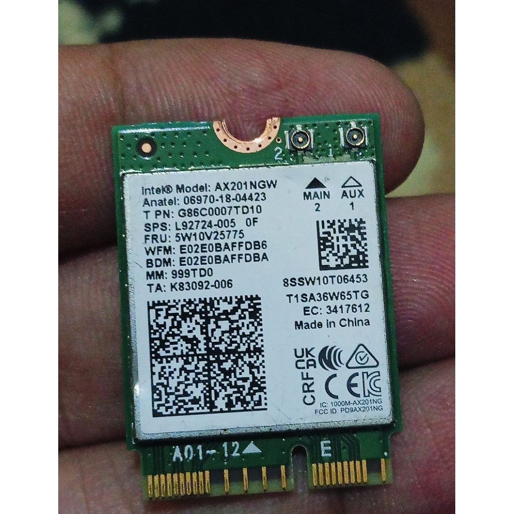 Wifi 6 AX201NGW*****