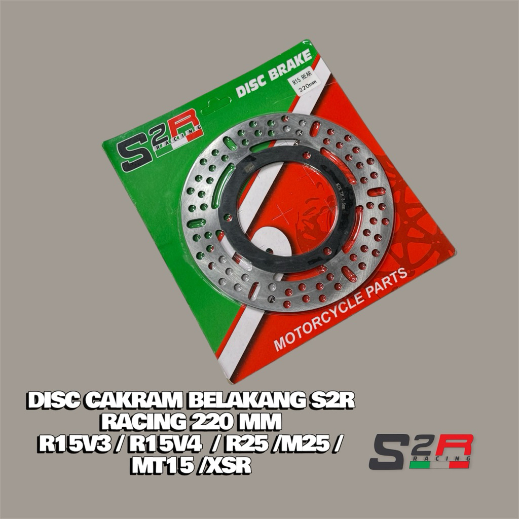 จานดิสเบรคหลัง R15V3 R15V4 r25 MT15 MT25 R25 XSR 220 mm S2R RACING