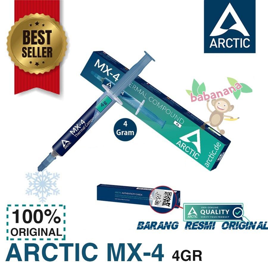 Thermal Paste Arctic MX 4 Original 4gr Original Paste โปรเซสเซอร์ MX4 MX-4