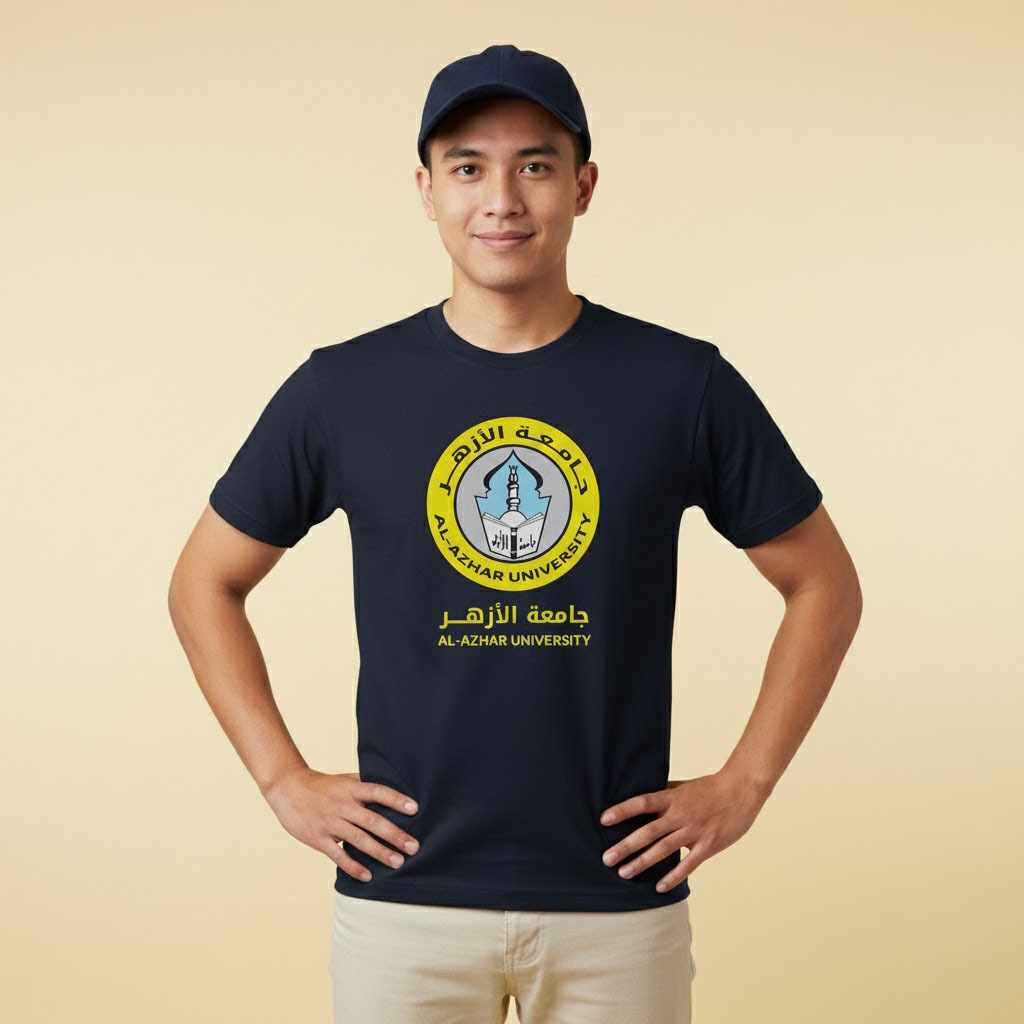 AL AZHAR University Egypt Premium T-Shirt ผ้าคอตตอนแขนสั้นและแขนยาว
