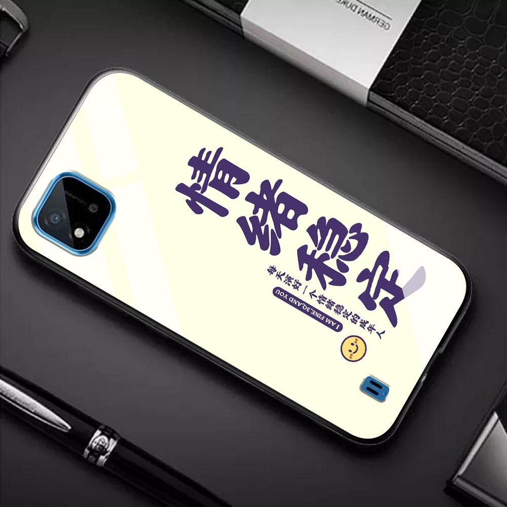 เคส HP QQ3 Realme C11 2020 - Softcase Glass - Hardcase 2D Glossy - เคสโทรศัพท์มือถือปี 2024 - เคสราค