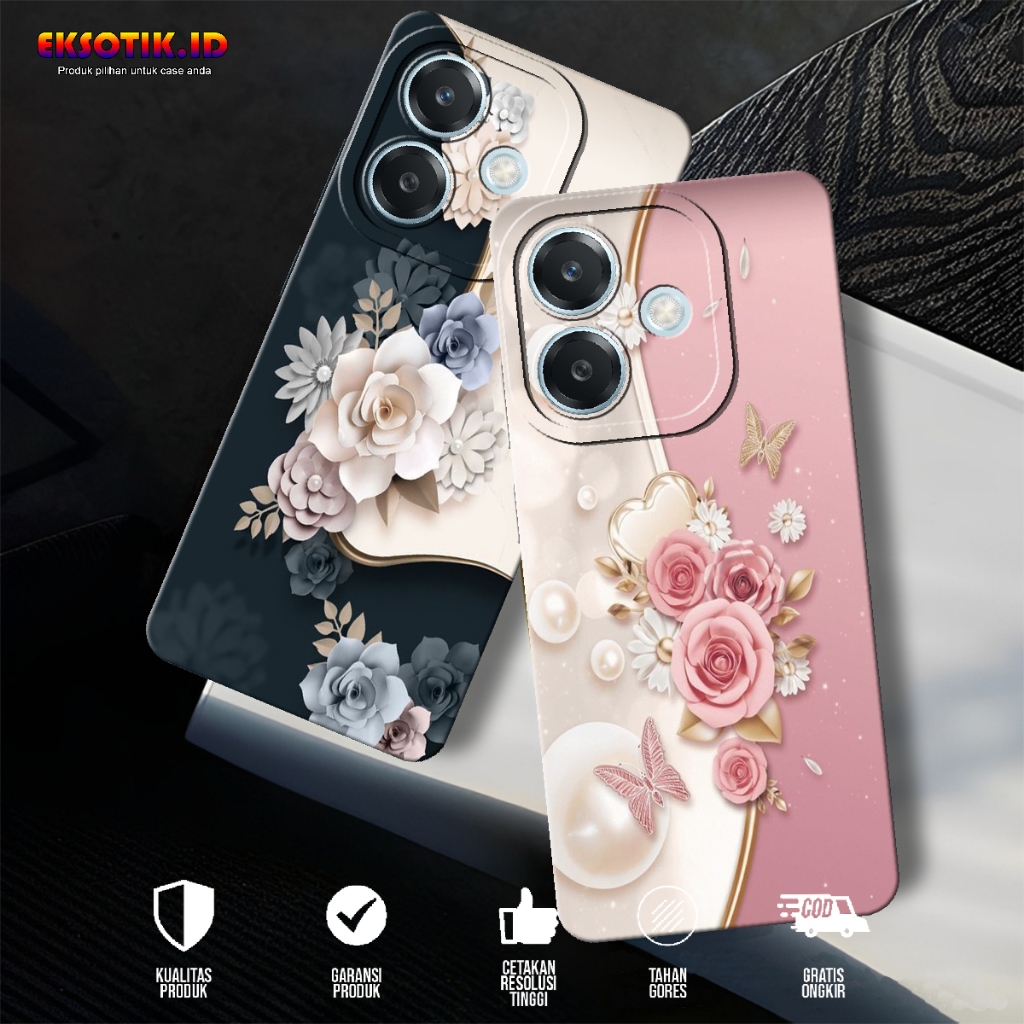 เคส OPPO A5i - เคสโทรศัพท์ OPPO A5i - เคสแฟชั่นล่าสุด - OPPO A5i Silicone - Cool Cute Motif - เคส OP