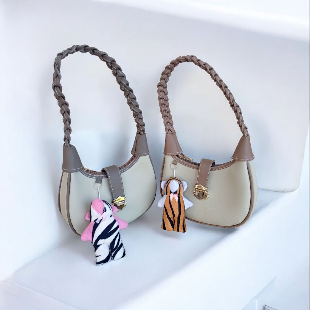 GUNGAN Zara Sholder กระเป๋าสะพายข้างผู้หญิง รุ่นใหม่ล่าสุด แถมฟรีที่แขวน