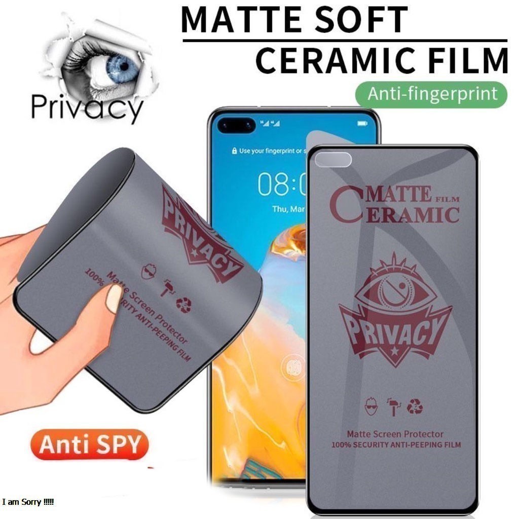 TEMPERED-GLASS-SPY-MATTE-CERAMIC-VIVO-V5-V7-V9-V11-V17-V19-V20-SE-V21E-V23E-V25-Y1S-Y11-Y1S-Y15-Y1S-