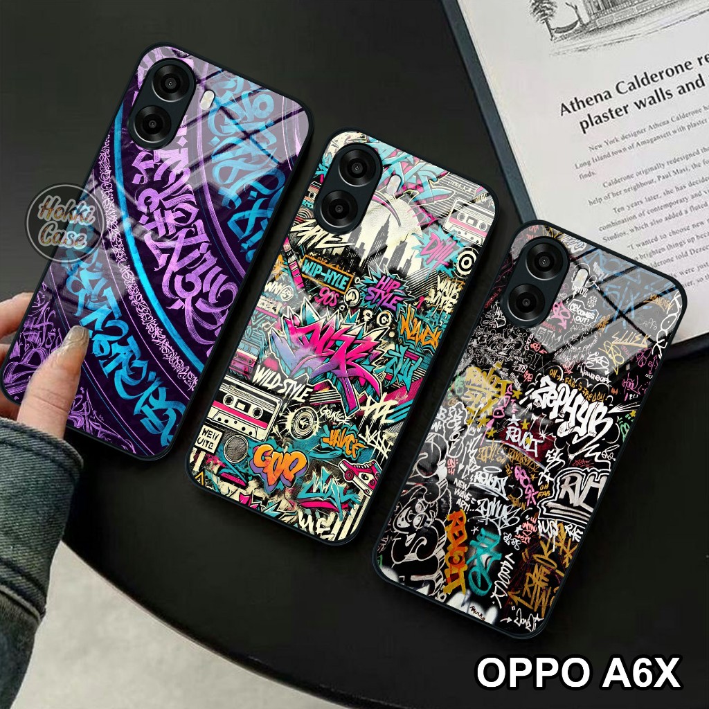 เคส HP Oppo A6X - เคส Oppo A6X Glass Softcase - เคส Oppo A6X - ซิลิโคน Oppo A6X - เคสโทรศัพท์ Oppo A