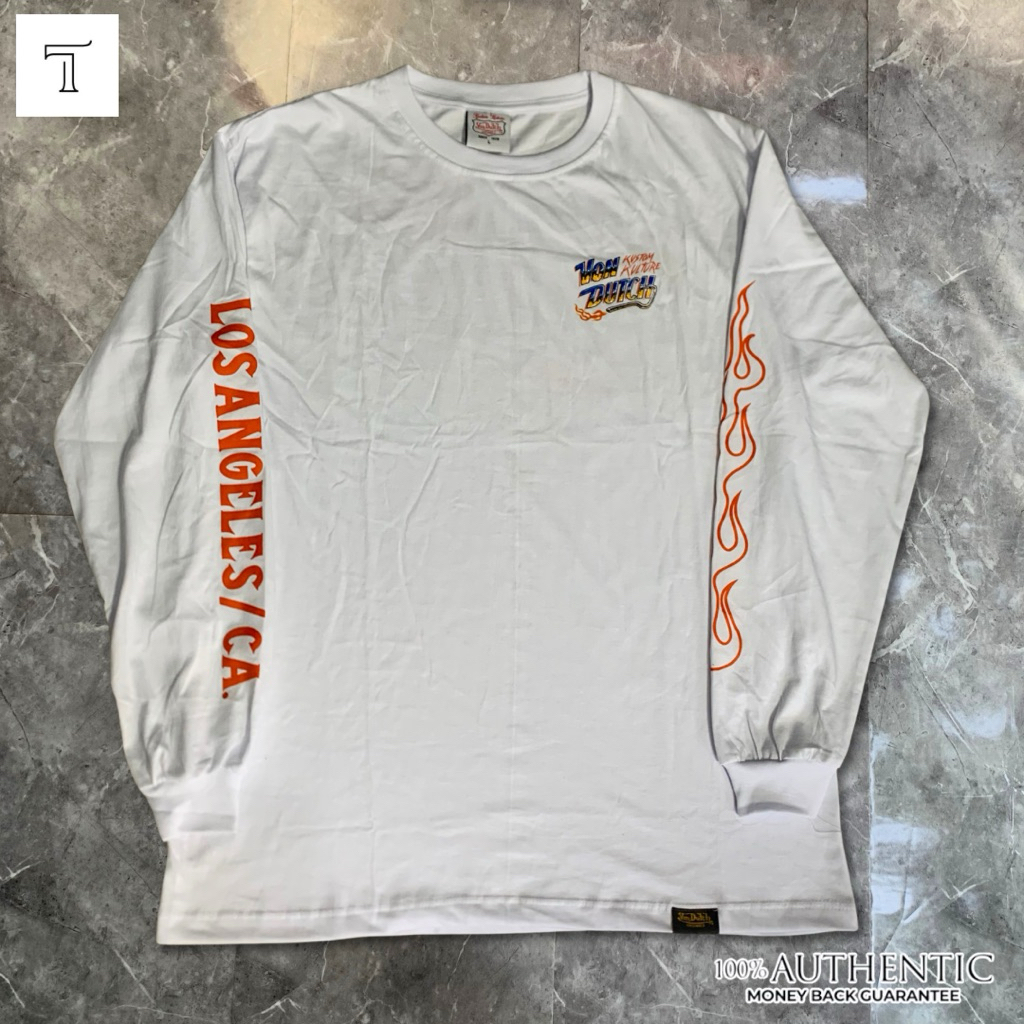 LONGSLEEVE V0ND*TCH WHITE MOTIF 02 LA VL-06