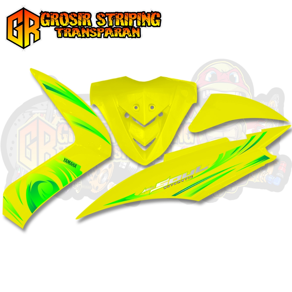 โปร่งใส Striping Mio Soul คาร์บูเรเตอร์ Polet Lis Simple Elegant วัสดุพรีเมี่ยมใสใส - รูปที่ 5