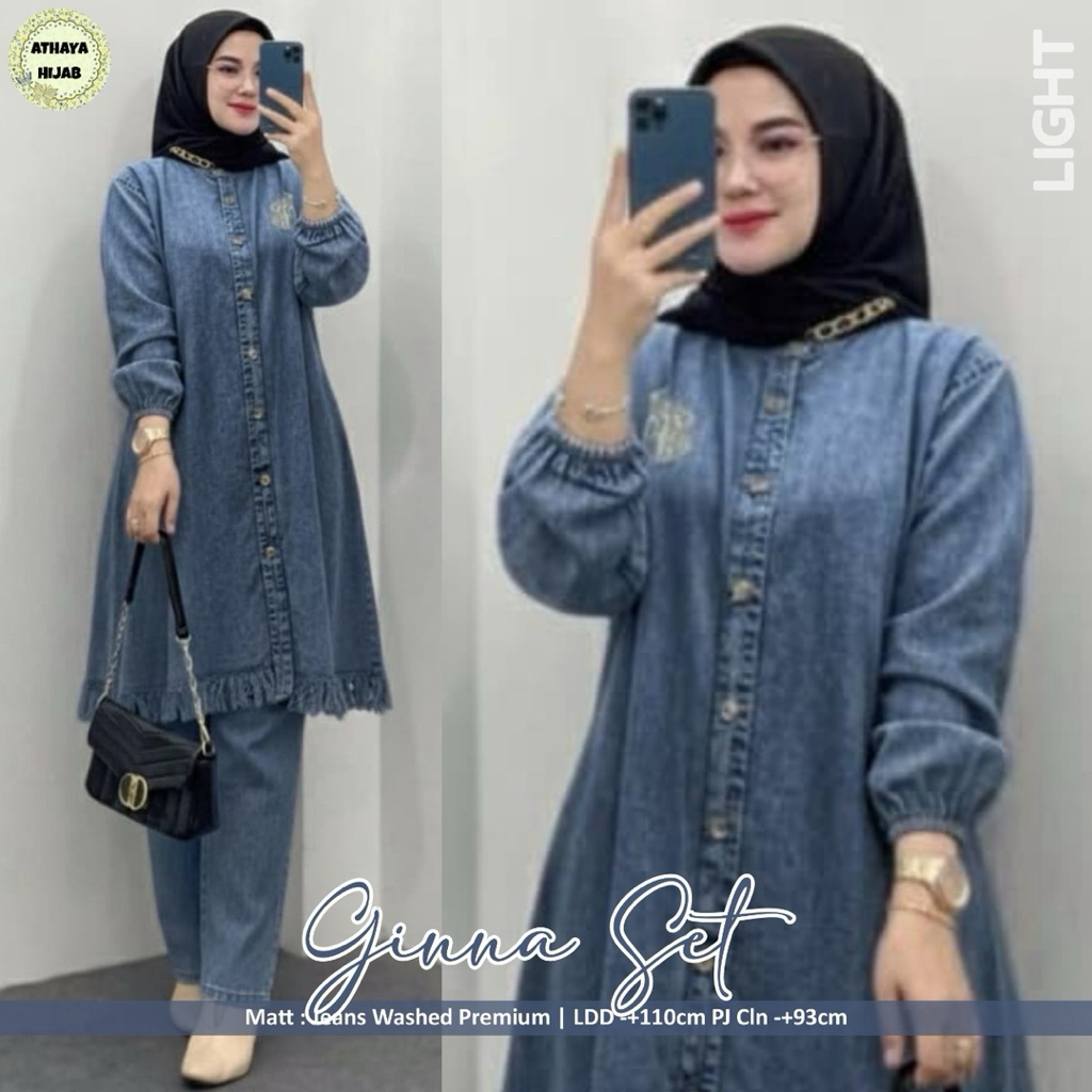 Ginna set กางเกงยีนส์