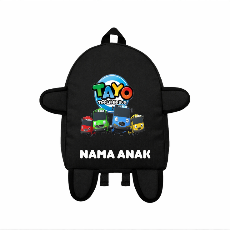 Mini Backpack with HAY TAYO Motif - Mini Backpack (FREE NAME)