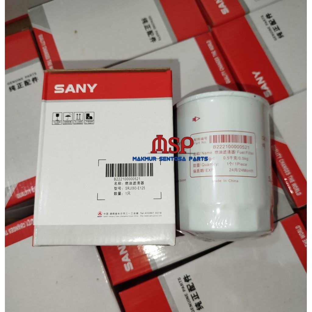 SANY SY215C B กรองดีเซล222100000521