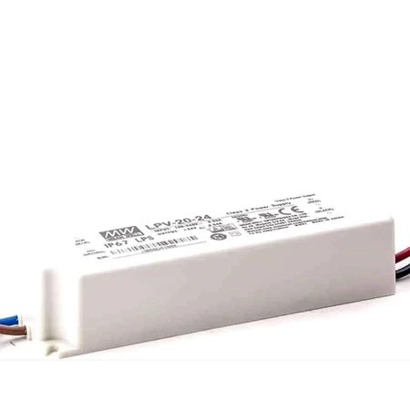 Mean Well Meanwell Lpv 20-24 (20w 24v Dc 0.83a) แหล่งจ่ายไฟไดรเวอร์ Led