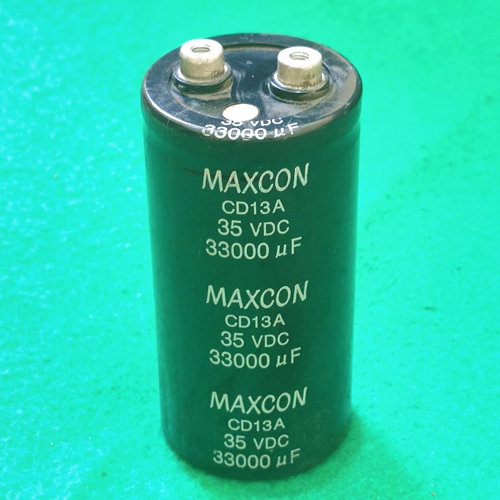 ELCO 35V 33,000UF MAXCON ยี่ห้อ