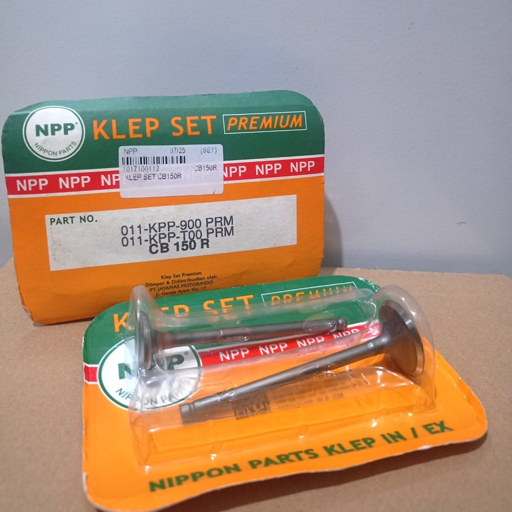 NPP VALVE SET IN EX CB150r CB 150R รหัส KPP (1 ชุด เต็นท์ 1IN 1EX)