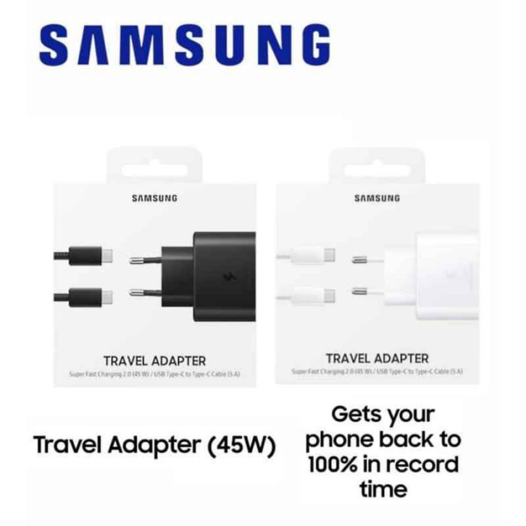 (WHOLESALE) CHARGER SAMSUNNG 45W TC CHARGER SAMSUNG 45W Casan Samsung