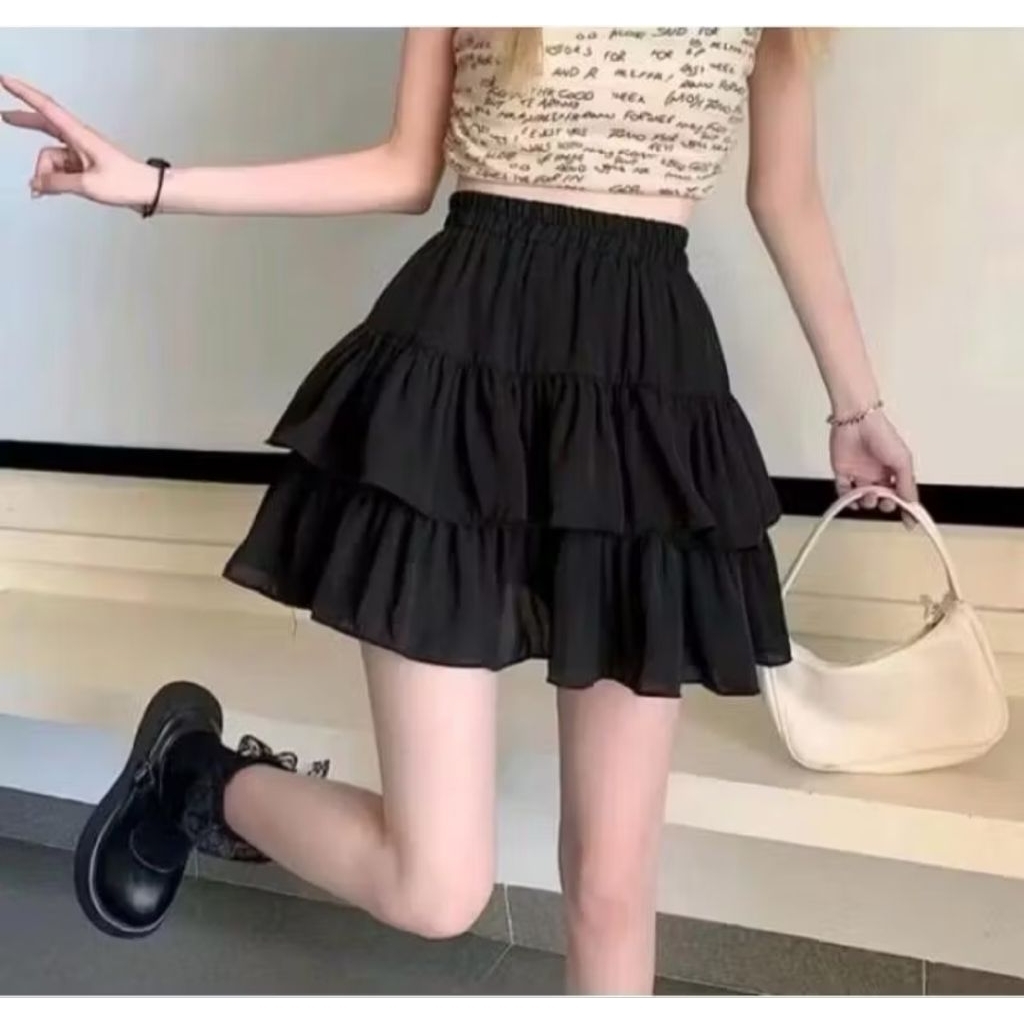 GG-Pabila SKIRT MINI SKIRT/Mini Short Layered SKIRT