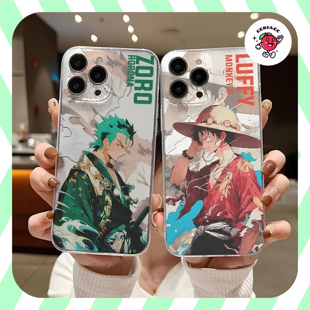 LUFFY ZORO ANGEL EYE PRINTING กรณี vivo y29 y19s y27 4g v30 pro y81 y53 v15 z1 t1 v5 y100 y400