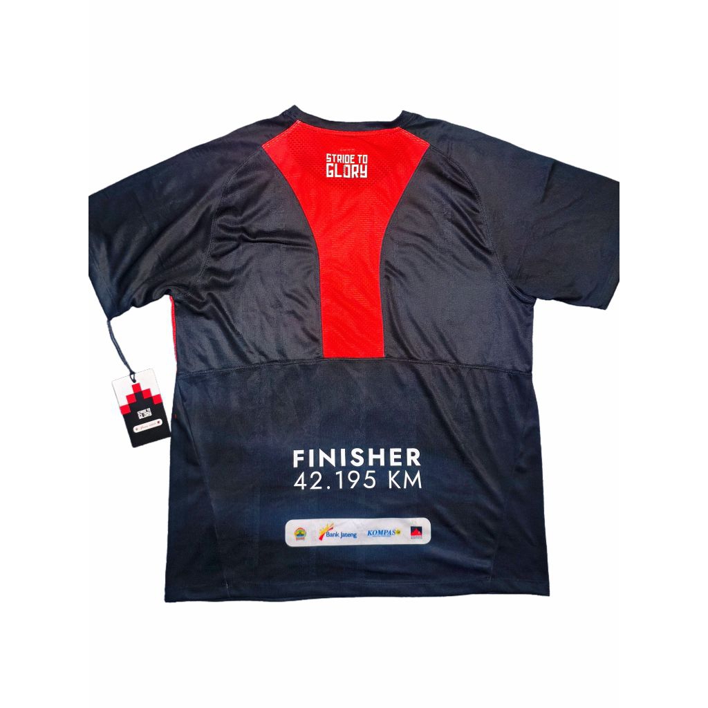 Borobudu Marathon 2025 Running Event Finisher Jersey - Bormar 42K by Brooks