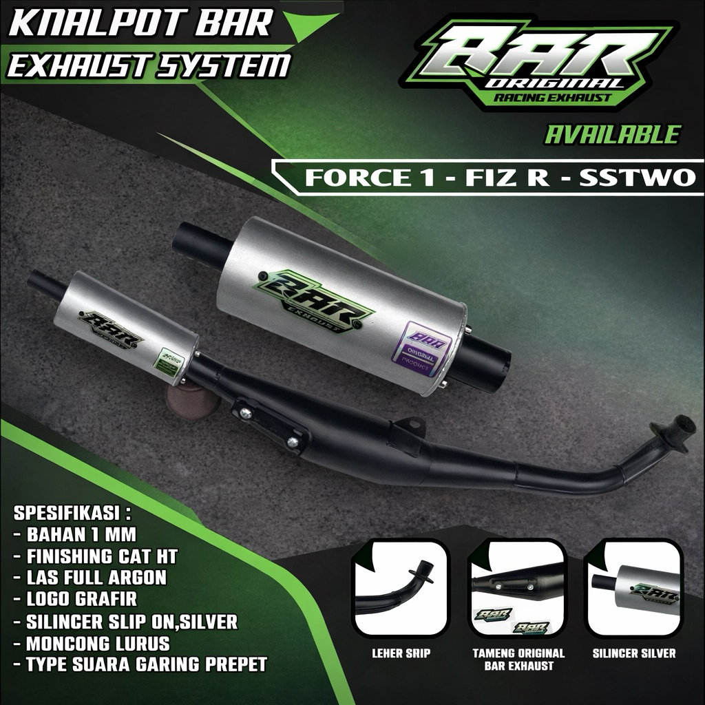 FizR/Fiz/F1zr/Force1 ประเภทไอเสีย เสียงคอครีบ pedes