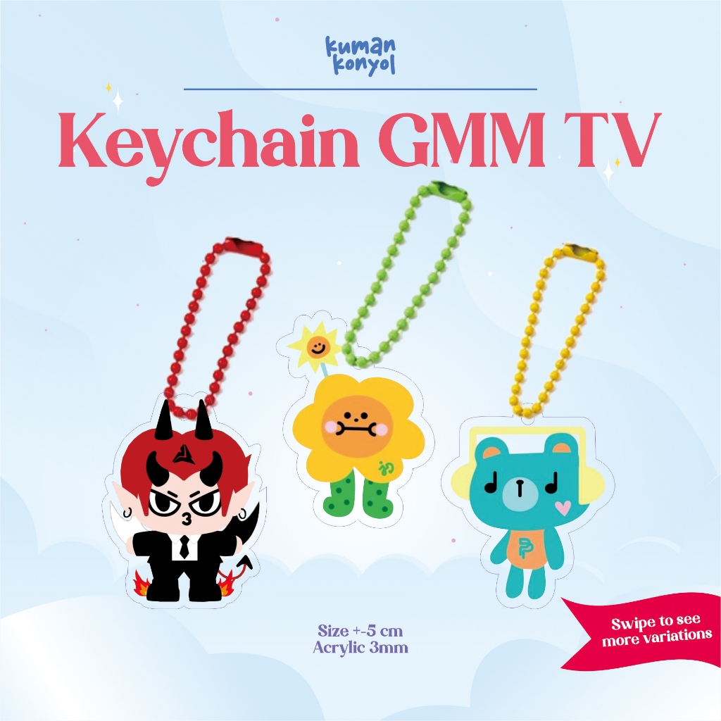GMM TV KEYCHAIN - FANMADE - PERMPOON JAIDEE - เมล็ดพริกไทย - พวงกุญแจ